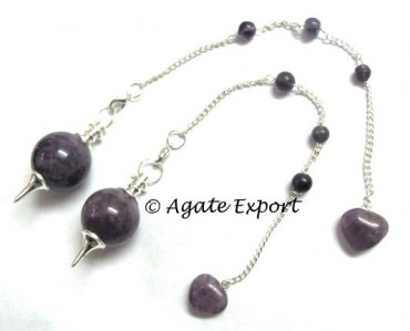 Amethyst Tear Drop Dowsing Pendulums