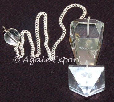 Crystal Quartz Pyramids Pendulums