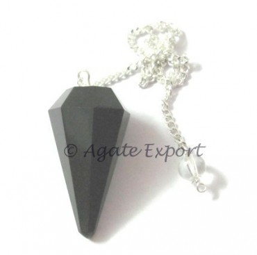 Hematite 6 Faceted pendulums