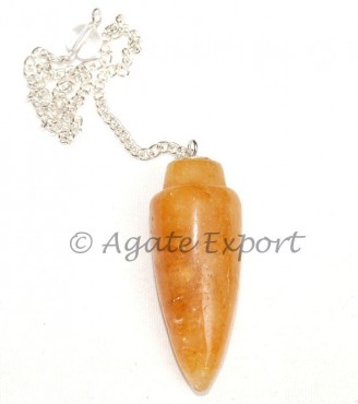 Golden Quartz Plain Pendulum