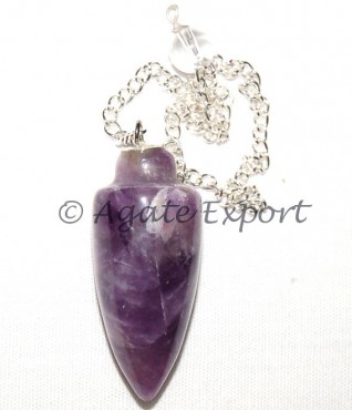 Amethyst Drop Pendulums