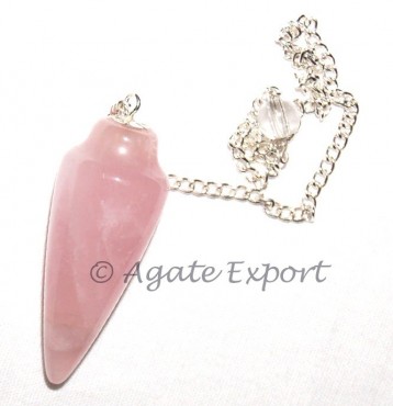 Rose Quartz Plain Pendulums