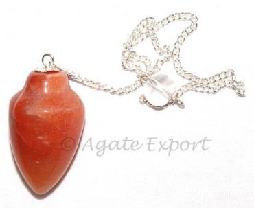 Peach Aventruine Plain Pendulum
