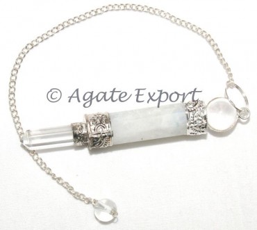 Rainbow Moonstone 3 Pcs Pendulums