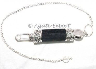 Black Agate 3 Pcs Pendulums