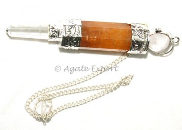 Golden Quartz 3 Pcs Pendulums