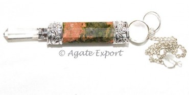 Unakite 3 Pcs Pendulums