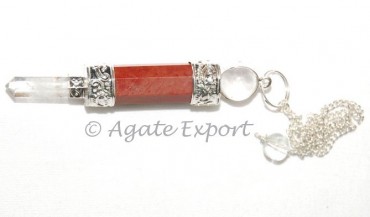 Red Jasper 3 Pcs Pendulums