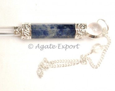 Sodailite 3 Pcs Pendulums
