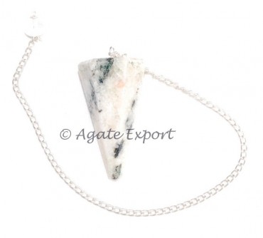 Sunstone 6 Faceted Cone Pendulums