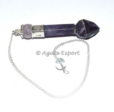 Amethyst Healing Pendulum