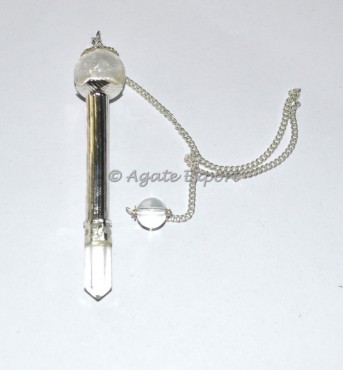 Copper Crystal Stick Pendulum