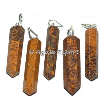 Calligraphy Stone Pencil Pendants
