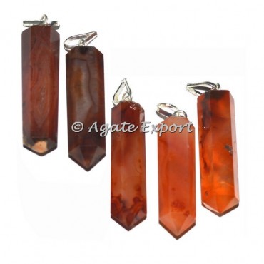 Carnelian Pencil Pendants