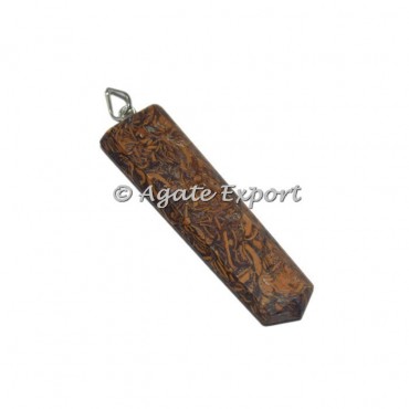 Calligraphy Stone Pencil Pendants