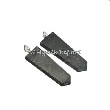 Hematite Flat Pencil Pendants