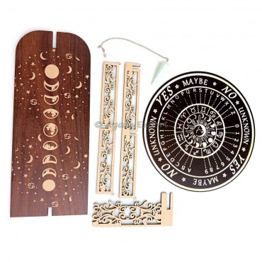 Lunar Rhythm Pendulum Holder Divination board And Pendulum Set Embrace the Flow of Energy