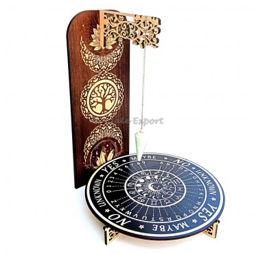 Triple Goddess And Tree of Life Pendulum Holder And Divination Board Set Embrace Divine Feminine Wisdom