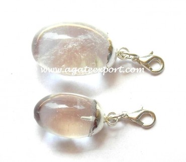 Brazilian Crystal Shiva Lingam Pendants.