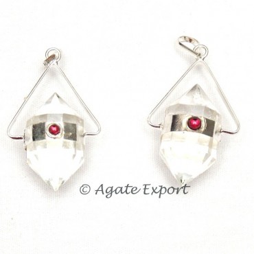 Crystal Quartz Healing Pendant