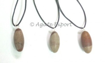 Narmada Lingam Pendants With Lather Cord