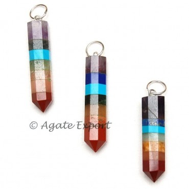 Chakra Bonded Pencil Pendants