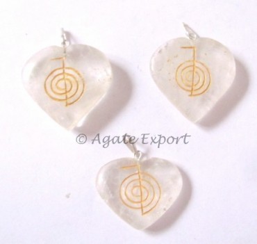 Crystal Quartz Choko Reiki Pendant
