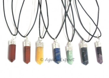 Chakra Pencil Pendants Set