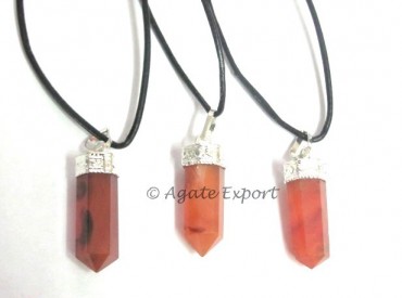 Red Carnelian Pencil Pendant