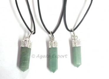 Green Aventruine Pencil Pendant