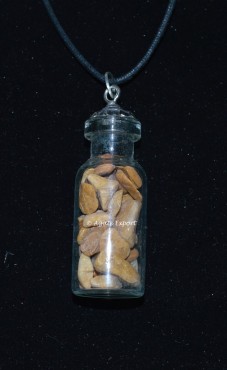 Yellow Jasper Chips Bottle Pendant