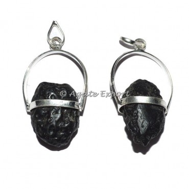 Black Lava Stone Pendants