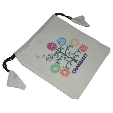 Tree Seven Chakra Velvet Pouch