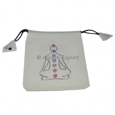 Buddha Seven Chakra Velvet Bag
