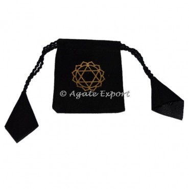 Heart Chakra Velvet Bag