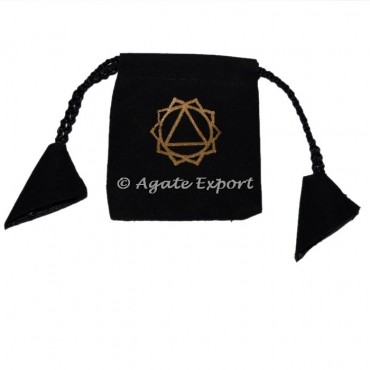 Solar Chakra Velvet Bag