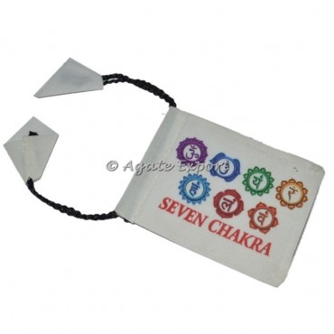 Seven Chakra Small Velvet Pouch