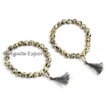 Dalmatian Faceted Power Bracelets