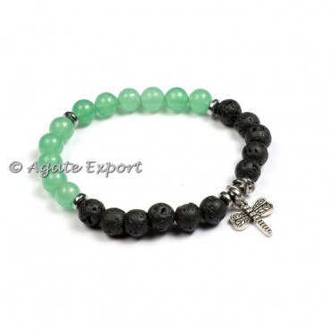 Green and Lawa Healing Bracelets