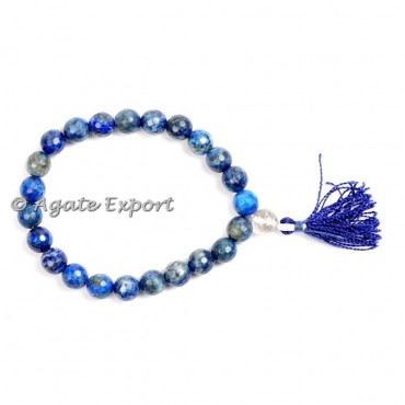 Lapis Faceted Power Bracelets