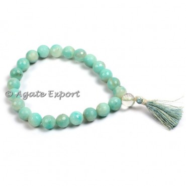 Amazonite Faceted Power Bracelets