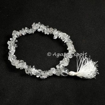 Crystal Quartz Chips Power Bracelets