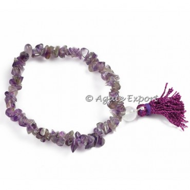 Amethyst Chips Power Bracelets