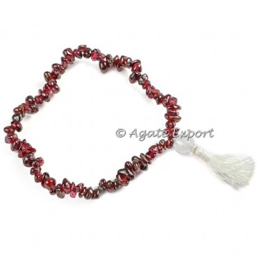Garnet Chips Power Bracelets