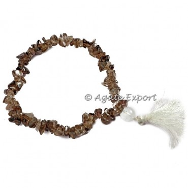 Smokey Quartz Chips Power Bracelets