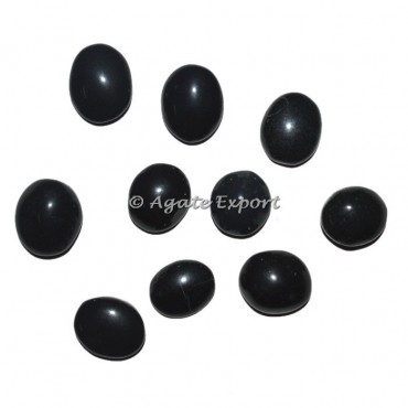 Black Agate Ring Cabs