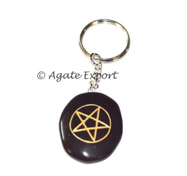 Reiki Pentagram Keychains