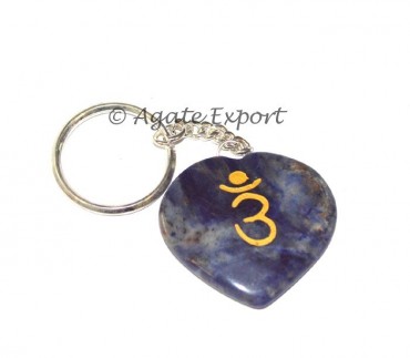Sodalite Sanskrit Keychains
