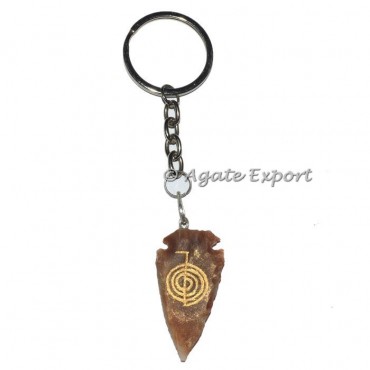 Choko Reiki Arrowheads Keychain