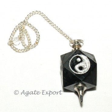 Yin Yang Pendulum Silver